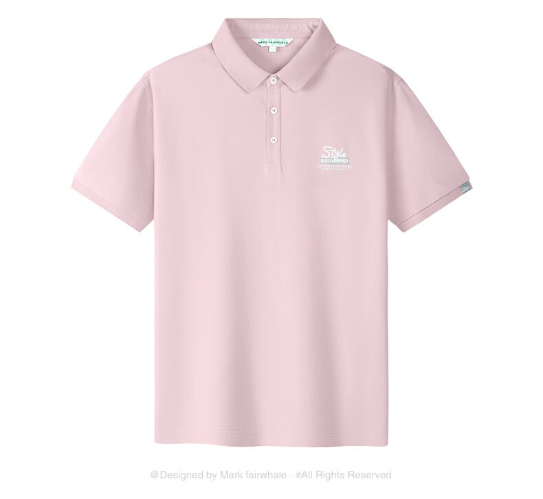 Mark Fairwhale [Sweat-Absorbing and Breathable] Polo Shirt with Turn-Down Collar Short Sleeve Men 2026 Summer New Skin-Friendly Versatile T-Shirt 13