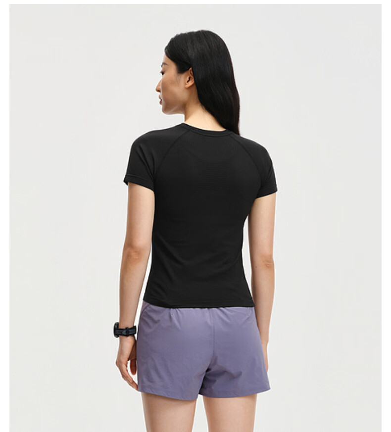 Biyinlefen [Lightweight Antibacterial Fabric] 2026 Spring Summer New Women's Casual Outdoor Commuting Quick-Dry Short Sleeve Crew Neck T-Shirt 7