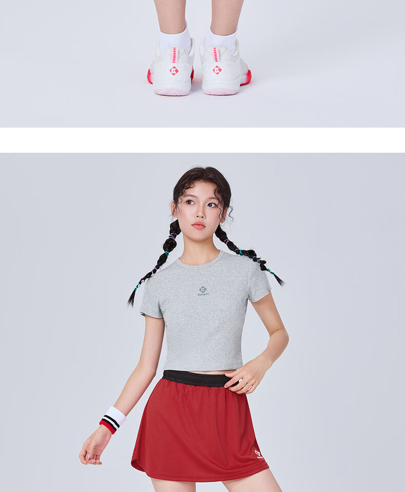 KUMPOO 26th Anniversary New Badminton Skirt Sweat-Absorbing Quick-Dry Breathable Skirt K261W-7549 Dark Blue S 9