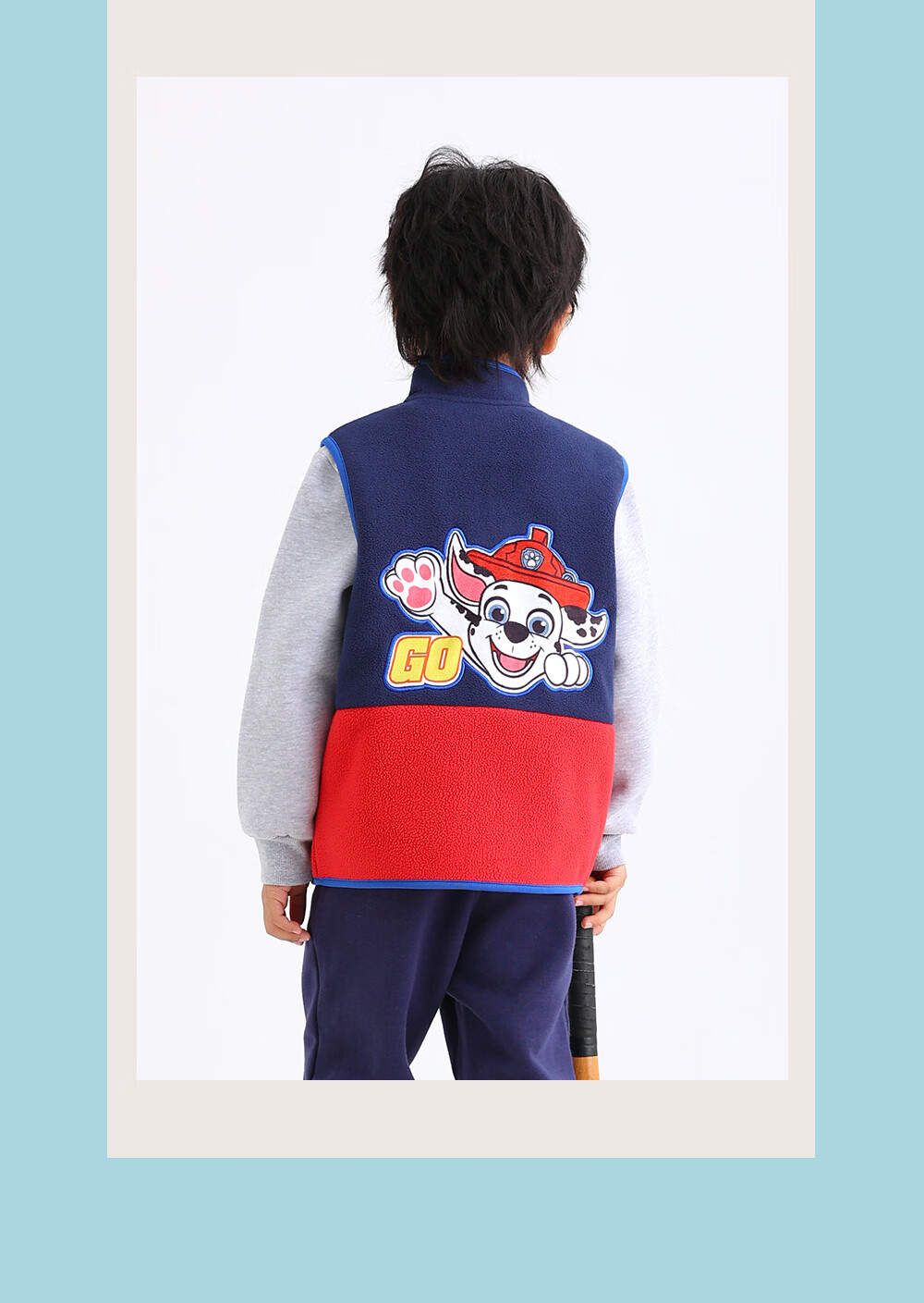 PAW PATROL Kids Vest Boys Girls Spring Baby Student Warm Fleece Jacket 1983A 120 15