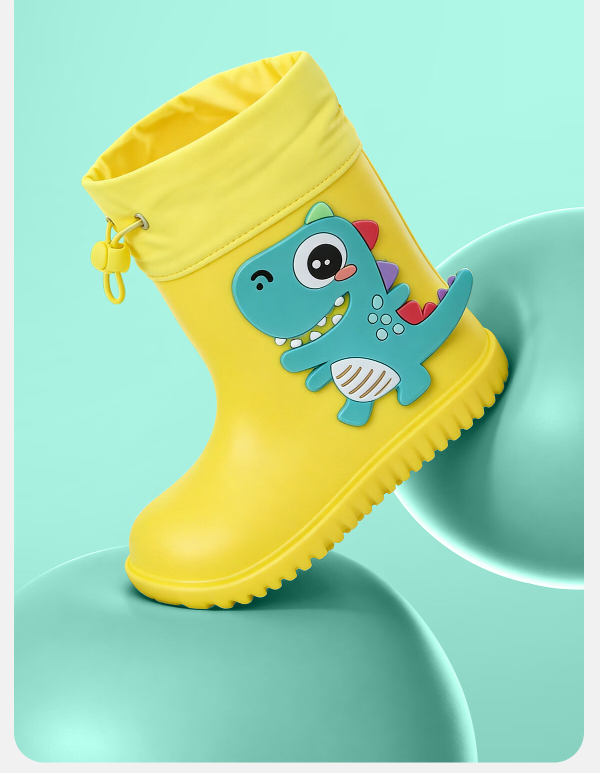 Sweet Baby Kids Waterproof Non-Slip Rain Boots for Toddlers Boys and Girls Durable School Water Shoes 10