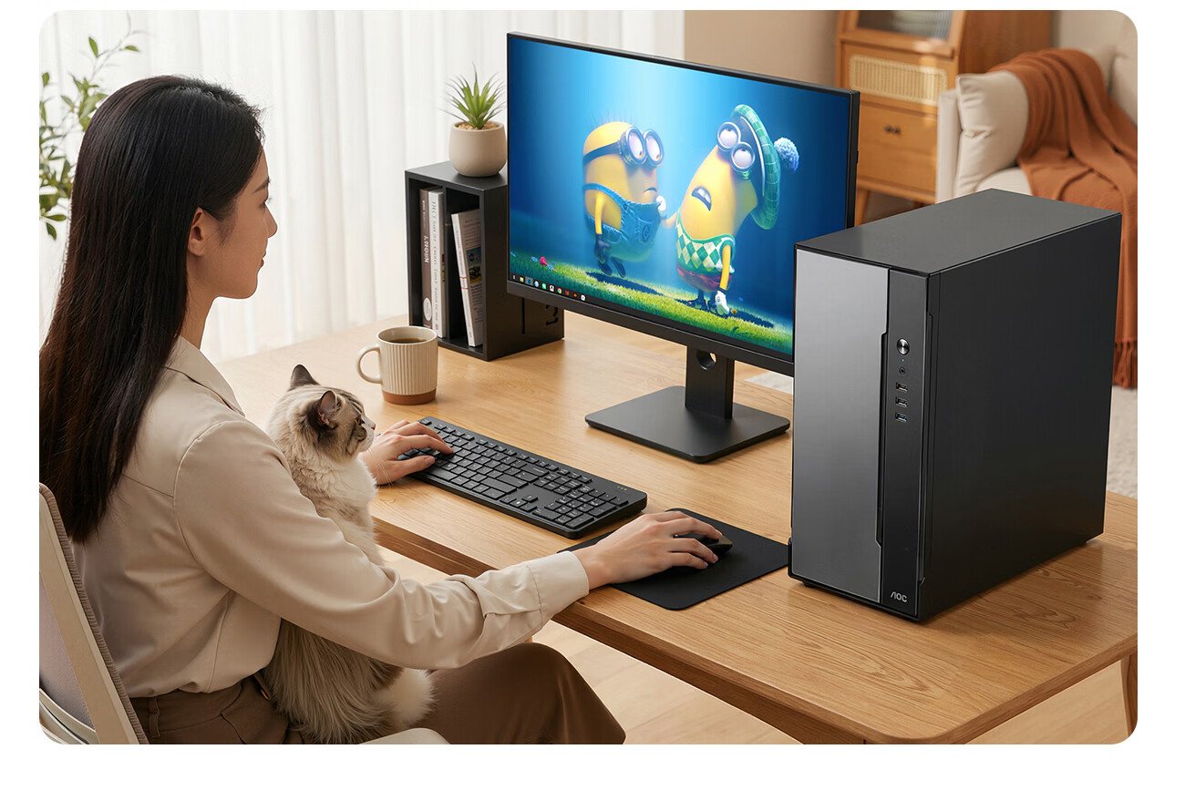 AOC Desktop Core i5 Office Business Computer Host Rongguang T260 (Core i5-10400 16GB 512GB 3-Year Onsite Service) 21
