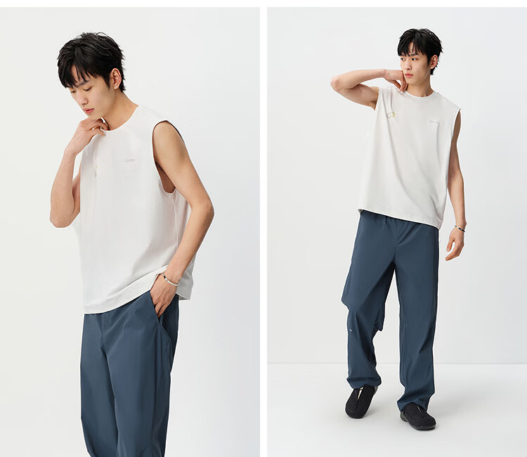 Semir Men's Summer Sleeveless Round Neck Knit Vest 2026 Color Block Gradient Print Quick-Dry Sun Protection 109326102101 4