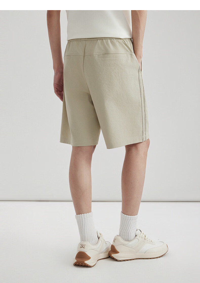 CABBEEN 3D Woven Tape Men's Shorts Side Tape Light Sporty Casual Summer 2026 Short Pants 19