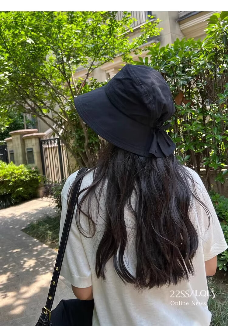 Lagur Casual Lightweight Breathable Cotton Japanese Style Fisherman Hat Women Summer Sun Protection Sunshade Cap Spring Pink Orange 18