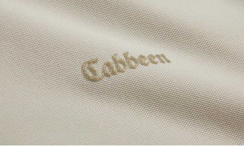 CABBEEN 205g Sweat-Absorbing Honeycomb Texture Short Sleeve Polo Shirt Men Quality Commuter 2026 Spring Breathable Short Sleeve T-Shirt 16