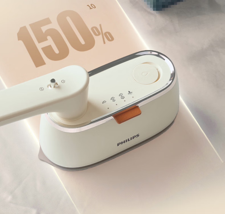 PHILIPS Handheld Compact Iron And Garment Steamer for Home Use, Portable Travel Ironing Machine, Gift, STH3050/30 45