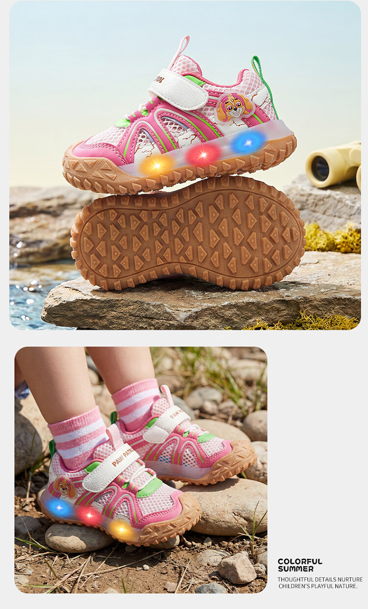 PAW PATROL Mesh Breathable Casual Shoes Soft Sole Versatile 2026 Summer New Kids Boys Girls Velcro Sports Sandals 12