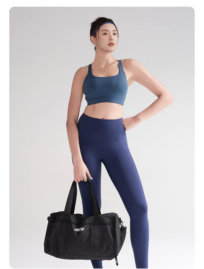 Anta Fitness Bag Short Trip Sports Dry and Wet Separation Swimming Bag Large Capacity Handheld Unisex Crossbody Bucket Bag Purple 17