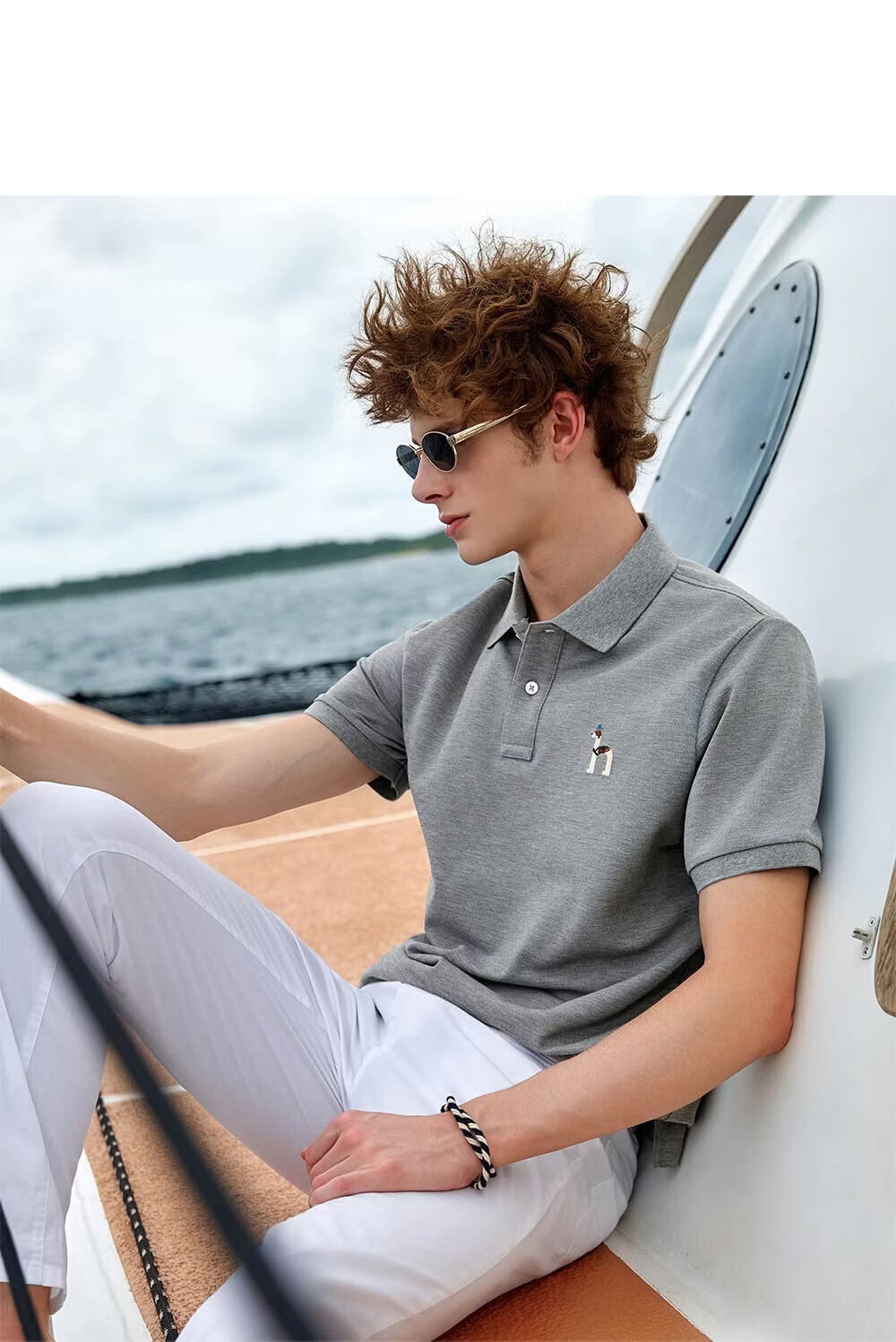 HAZZYS Men's Summer 2026 Short Sleeve Polo Shirt [Cooling/3A Antibacterial/Anti-Mite] 30