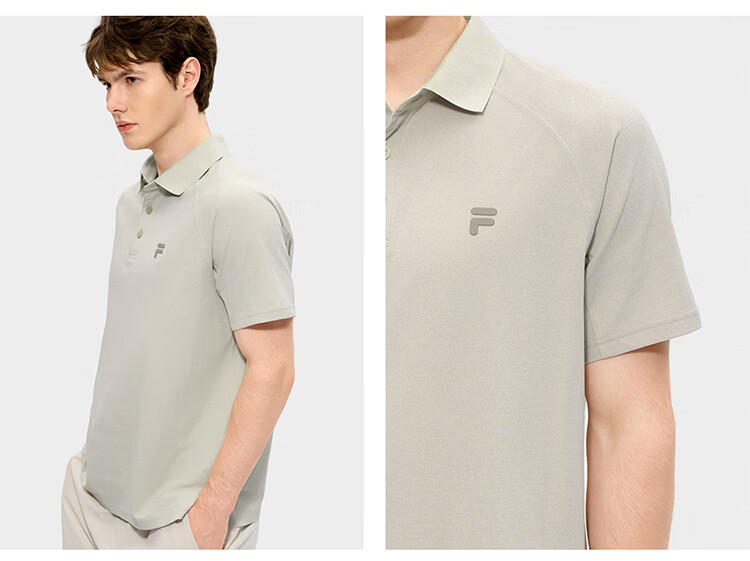 FILA FUSION Men's Short Sleeve Polo Shirt 26 Summer New Cool Quick-Dry T-Shirt 17