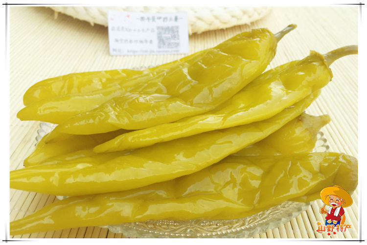 大泡椒湖南特产农家自制泡青椒老坛腌辣椒肉厚咸菜泡青椒下饭菜超辣