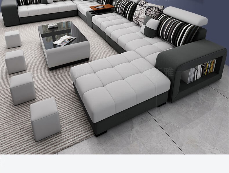 皇玛康之家沙发科技布 纳米科技布艺沙发客厅大小户型简约现代多功能