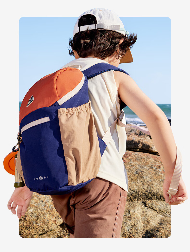 Kocotree KK Tree Kids Backpack Ultra-Light Sports Bag Boys Girls Large Capacity Outdoor Water-Resistant Deep Sea Blue 28