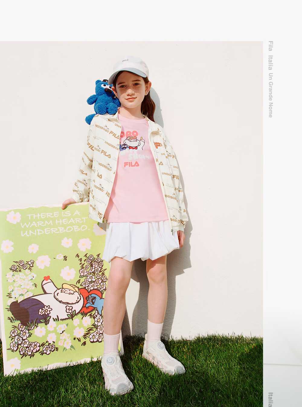 FILA x BOBO Kids All-Over Print Sun Protection Jacket 2026 Summer Boys and Girls Skin Jacket 20