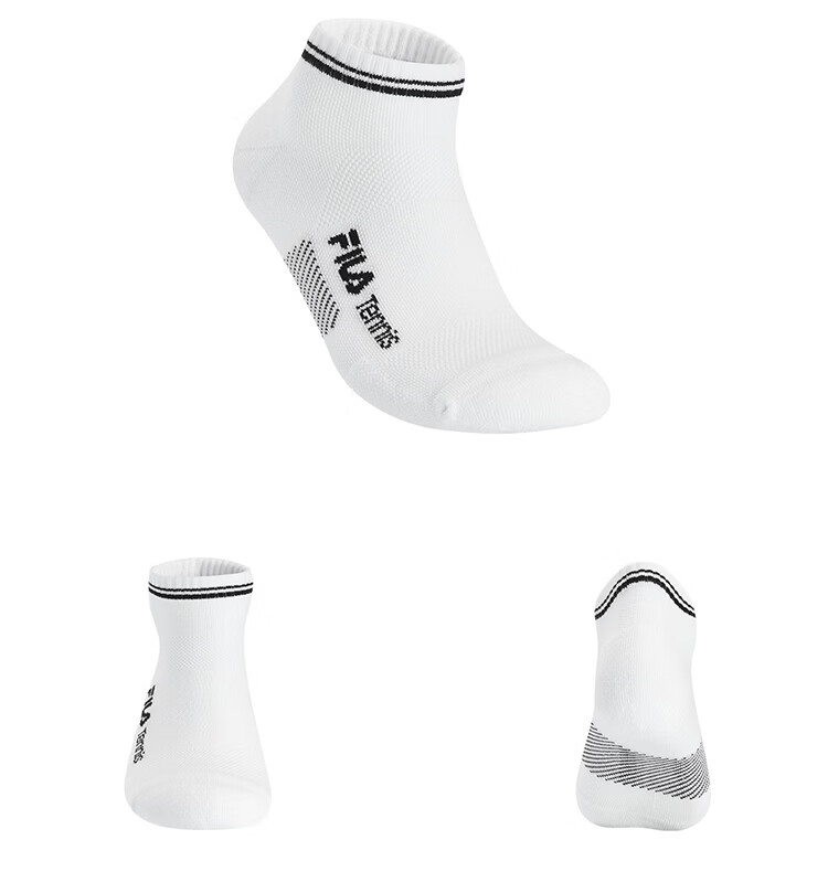 FILA Official Men's Low-Cut Socks 2026 Summer Simple Comfortable Tennis Sports Short Socks 7