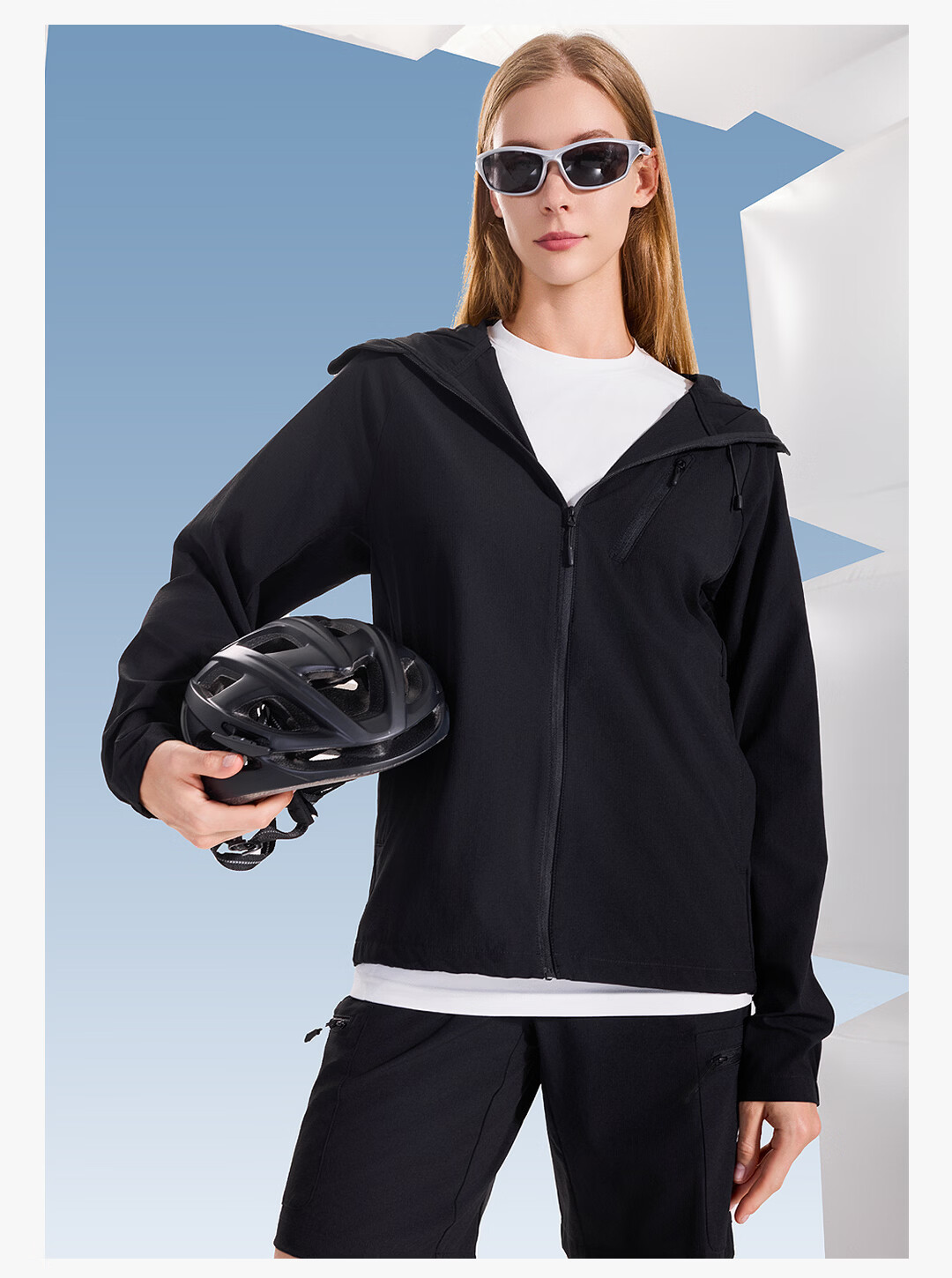 SUPIELD Supei Ice Shell Sunscreen Jacket Hydrophobic Stain-Resistant Lightweight Original Yarn Cooling Spring UV Protection Unisex Sun Protection Clothing 10