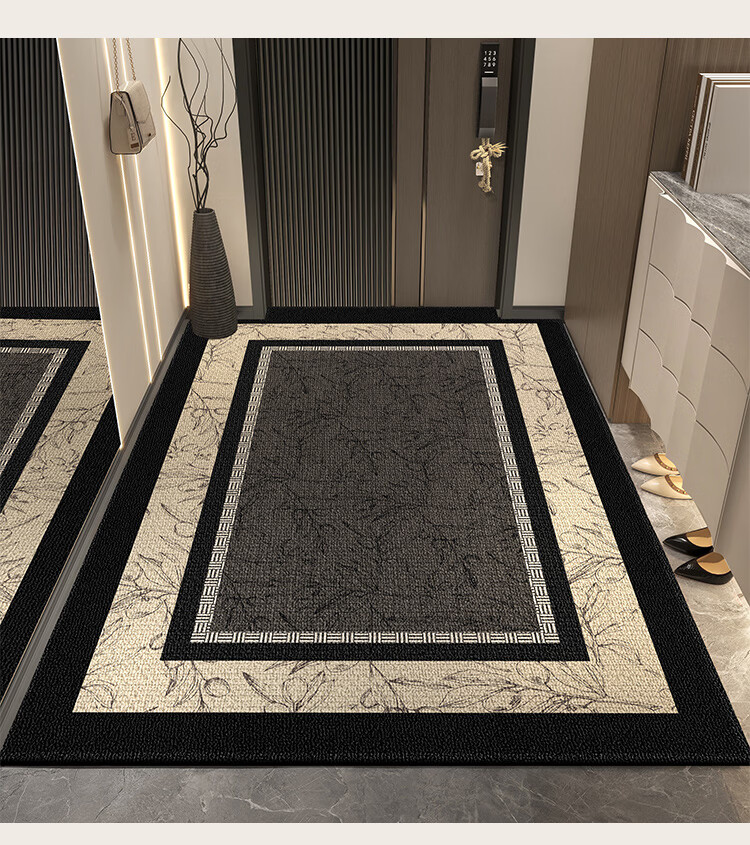 STIMANNI CITY·MANNI Modern Luxury Non-Slip Doorstep Mat Thickened Loop Pile Entrance Rug for Entryway and Shoe Changing Area 20
