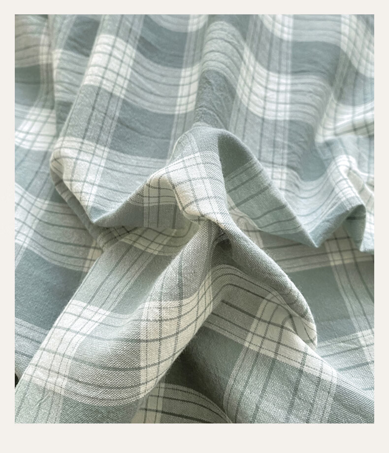 Grace A-Class Antibacterial Single Quilt Cover Skin-Friendly Student Single Duvet Cover Benno Green 150*200cm 5