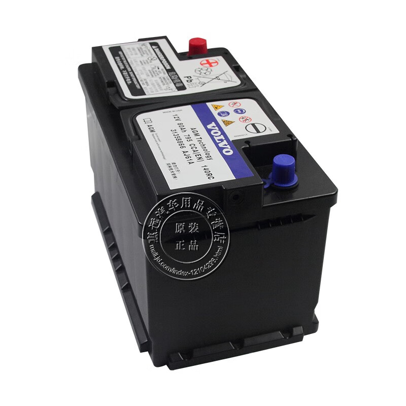 volvo 原厂蓄电池 原装电瓶 agm启停电瓶 维修配件 辅助电瓶 沃尔沃