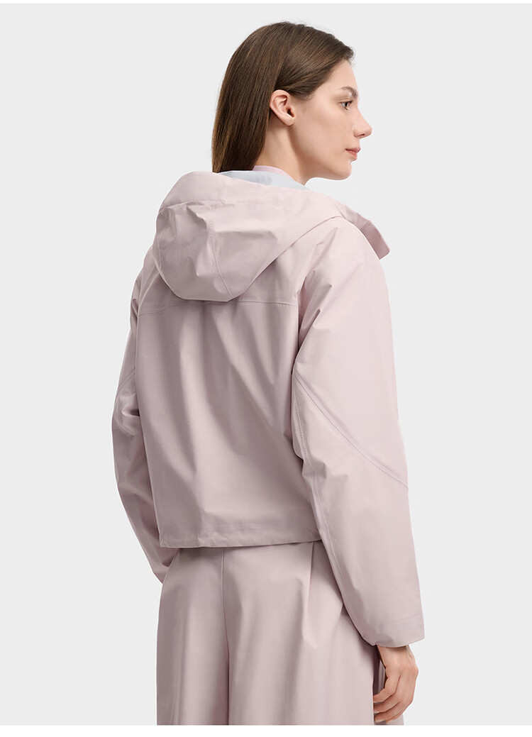 FILA Official Women's Woven Jacket 2026 Summer Casual Simple Comfortable Hooded Coat 4