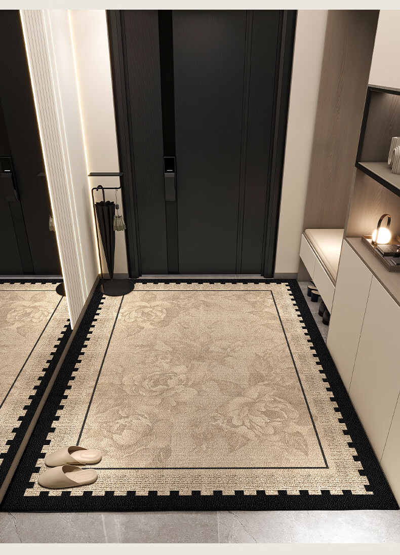 STIMANNI CITY·MANNI Premium Entrance Door Mat Indoor Home Non-Slip Mud-Proof Shoe Changing Floor Mat Living Room Coffee Table Rug 7