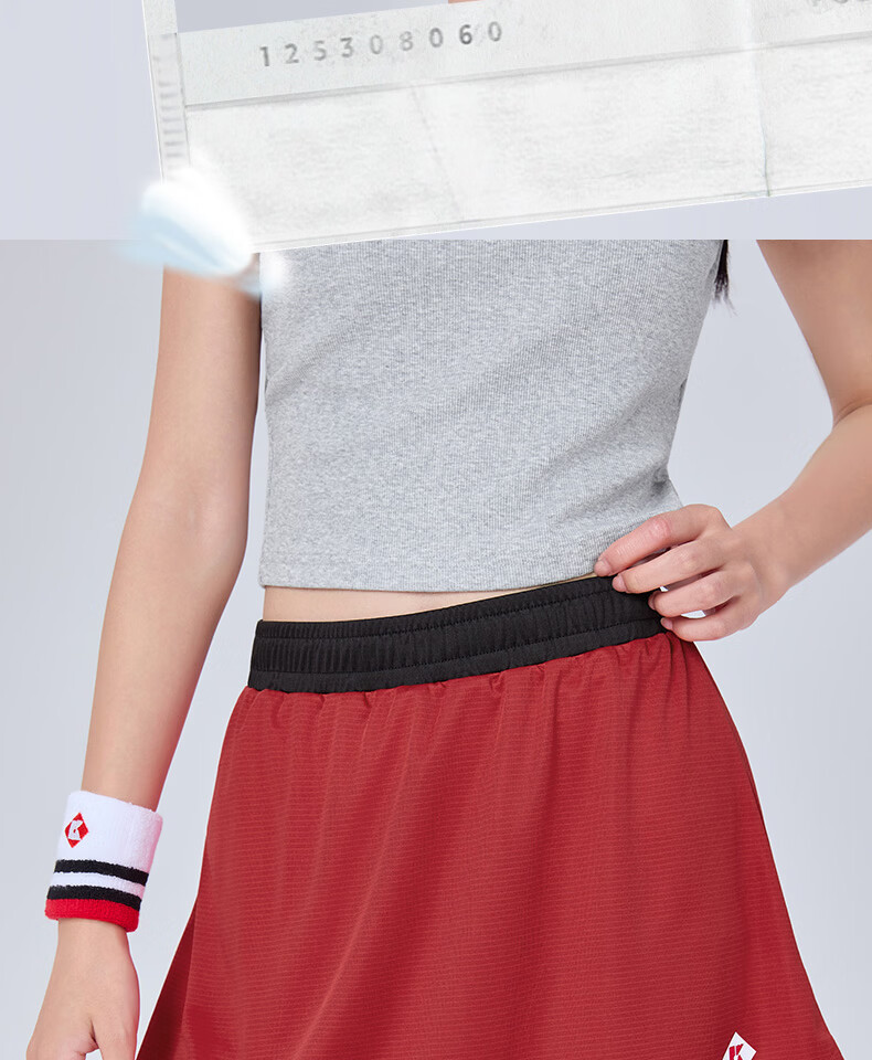 KUMPOO 26th Anniversary New Badminton Skirt Sweat-Absorbing Quick-Dry Breathable Skirt K261W-7549 Dark Blue S 5