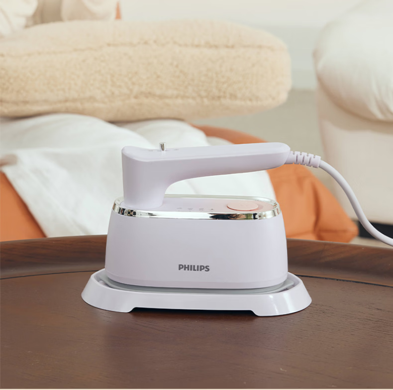 PHILIPS Handheld Compact Iron And Garment Steamer for Home Use, Portable Travel Ironing Machine, Gift, STH3050/30 48