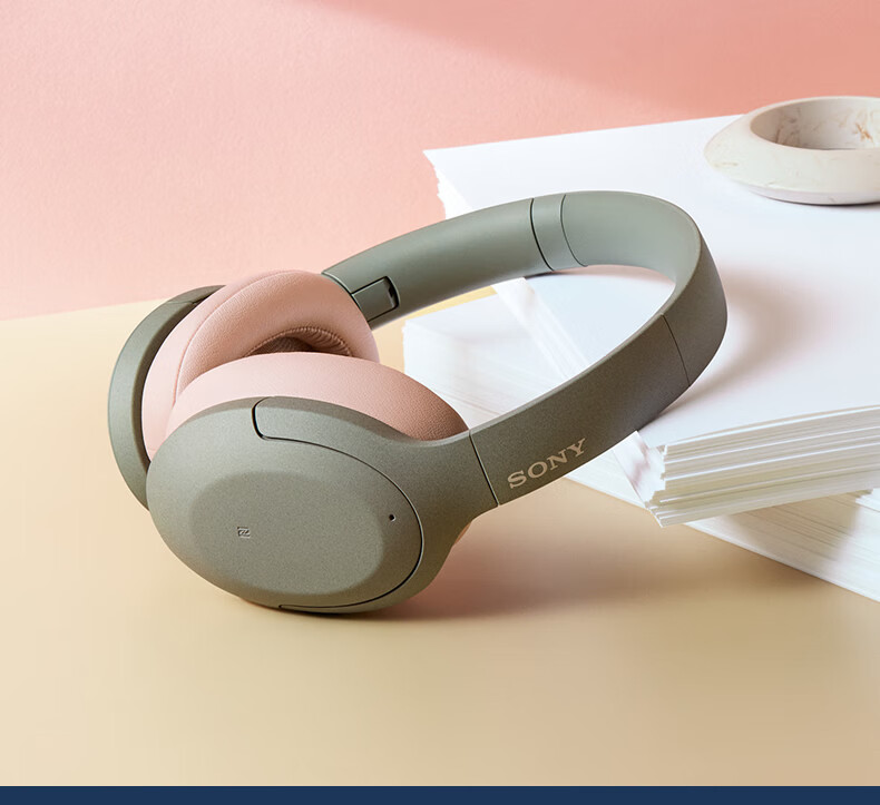 索尼(sony) wh-h910n头戴式无线蓝牙主动降噪耳机耳麦 橘色 官方标配