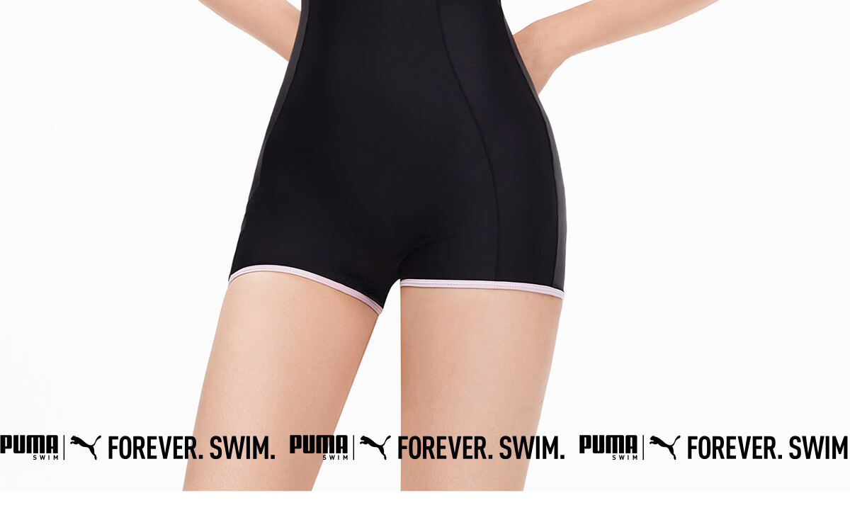 PUMA Women's One-Piece Swimsuit, Slimming And Concealing, High-Performance Racing Swimwear, Suitable for Hot Springs And Swimming Pools, Plus Size Equipment 2