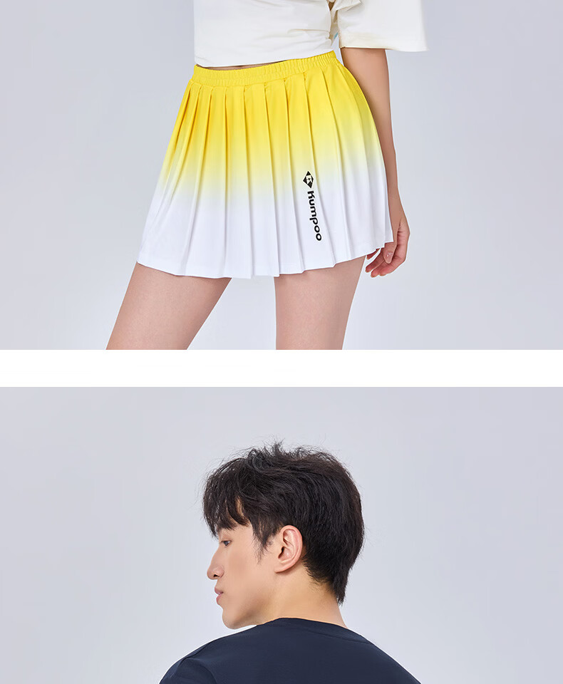 KUMPOO 26th Anniversary New Short Sleeve Badminton Shirt Loose Fit Unisex K261U-1720 Dark Coffee S 12