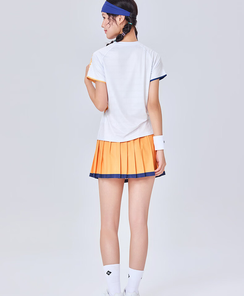 KUMPOO 26th Anniversary New Badminton Shirt Short Sleeve Loose Fit Fashionable Versatile K261W-1729 Pink L 17