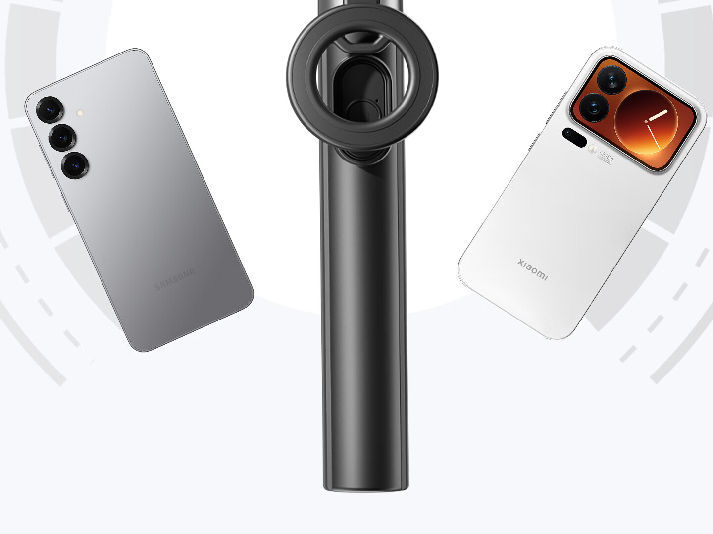 Philips Magnetic Phone Selfie Stick Portable Travel Selfie Tool Outdoor Vlog Live Streaming Photography Universal Accessory MagSafe Magnetic Rotating Anti-Shake Tripod 5319 20