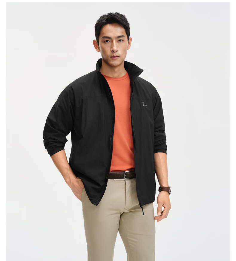 Biyinlefen Octa® Cotton-Like Heat-Retaining Lining 2026 Spring New Men's Casual Lightweight Stand Collar Jacket 6