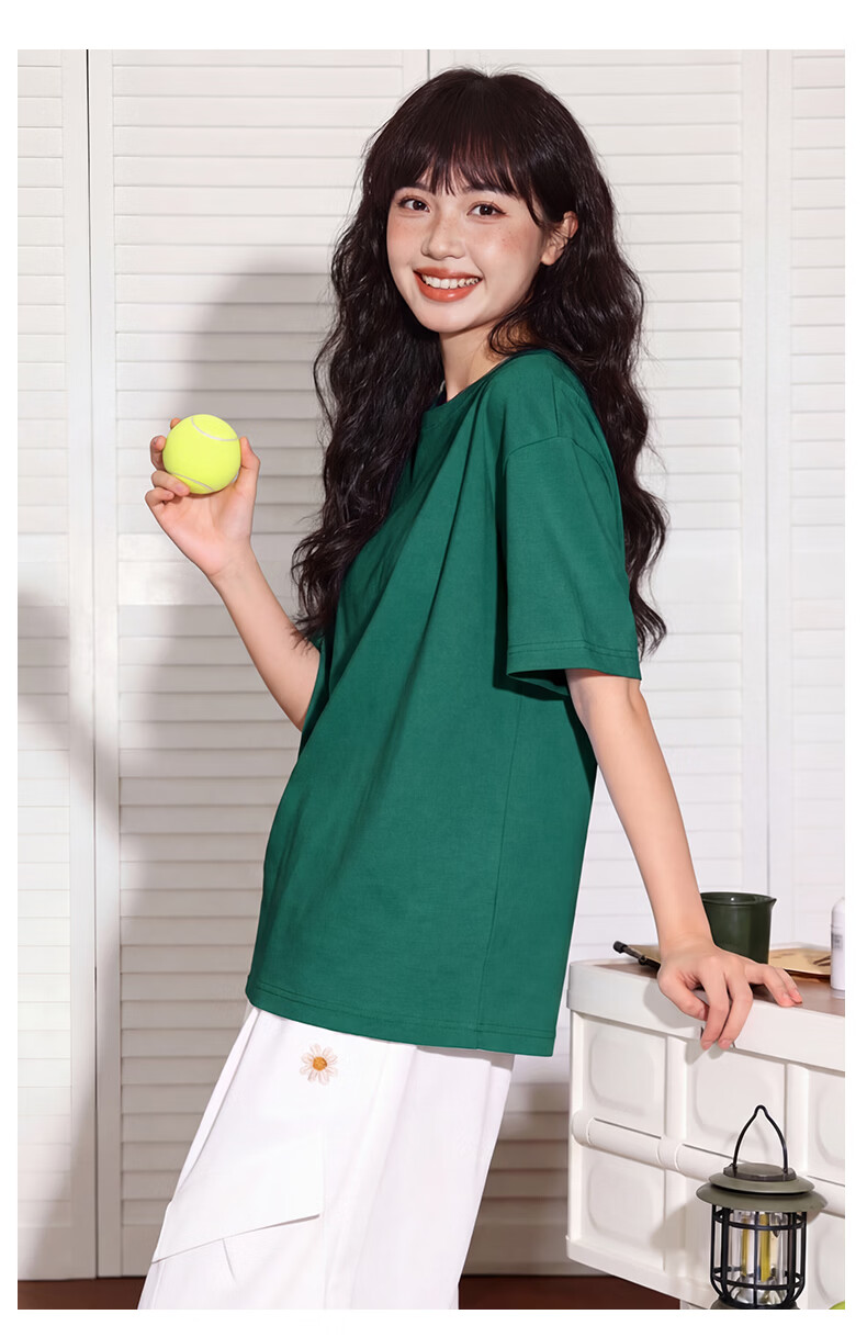 TonLion Women's Summer New Pure Cotton Short Sleeve Loose T-Shirt Cartoon Design Trendy High-Quality Half Sleeve Top 11