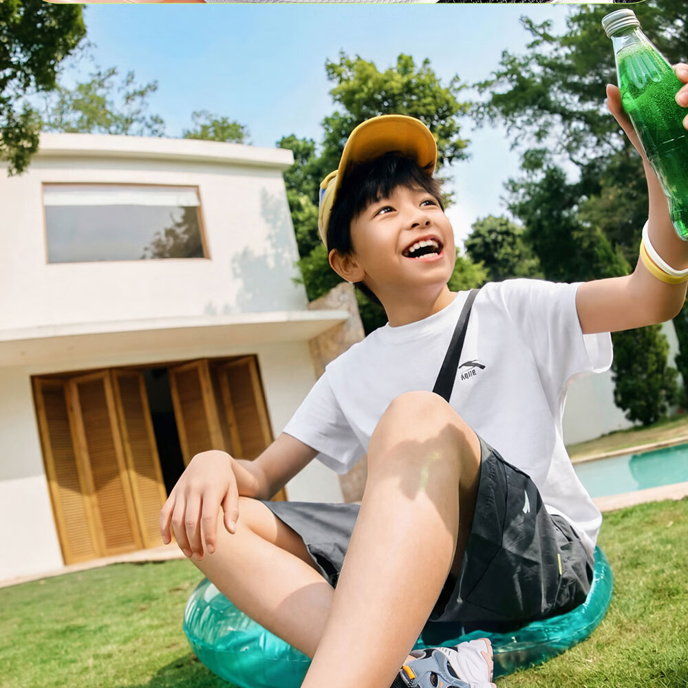 Anta Kids Boys Sandals 2026 Summer Outdoor Breathable Non-slip Water Shoes Frame Shoes A12626976 38