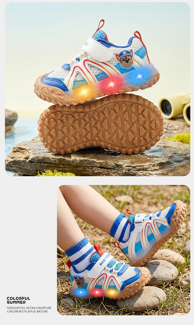 PAW PATROL Mesh Breathable Casual Shoes Soft Sole Versatile 2026 Summer New Kids Boys Girls Velcro Sports Sandals 13