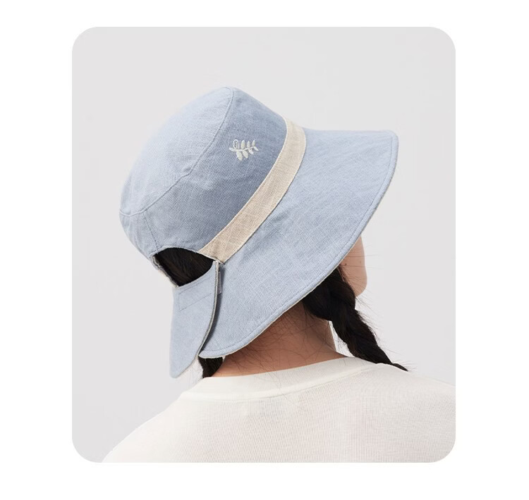Lagur Natural Ramie Double-Sided Embroidered Fisherman Hat with Wild Berry Pattern, Large Head Circumference, Sun Protection, Red Rice Color 20