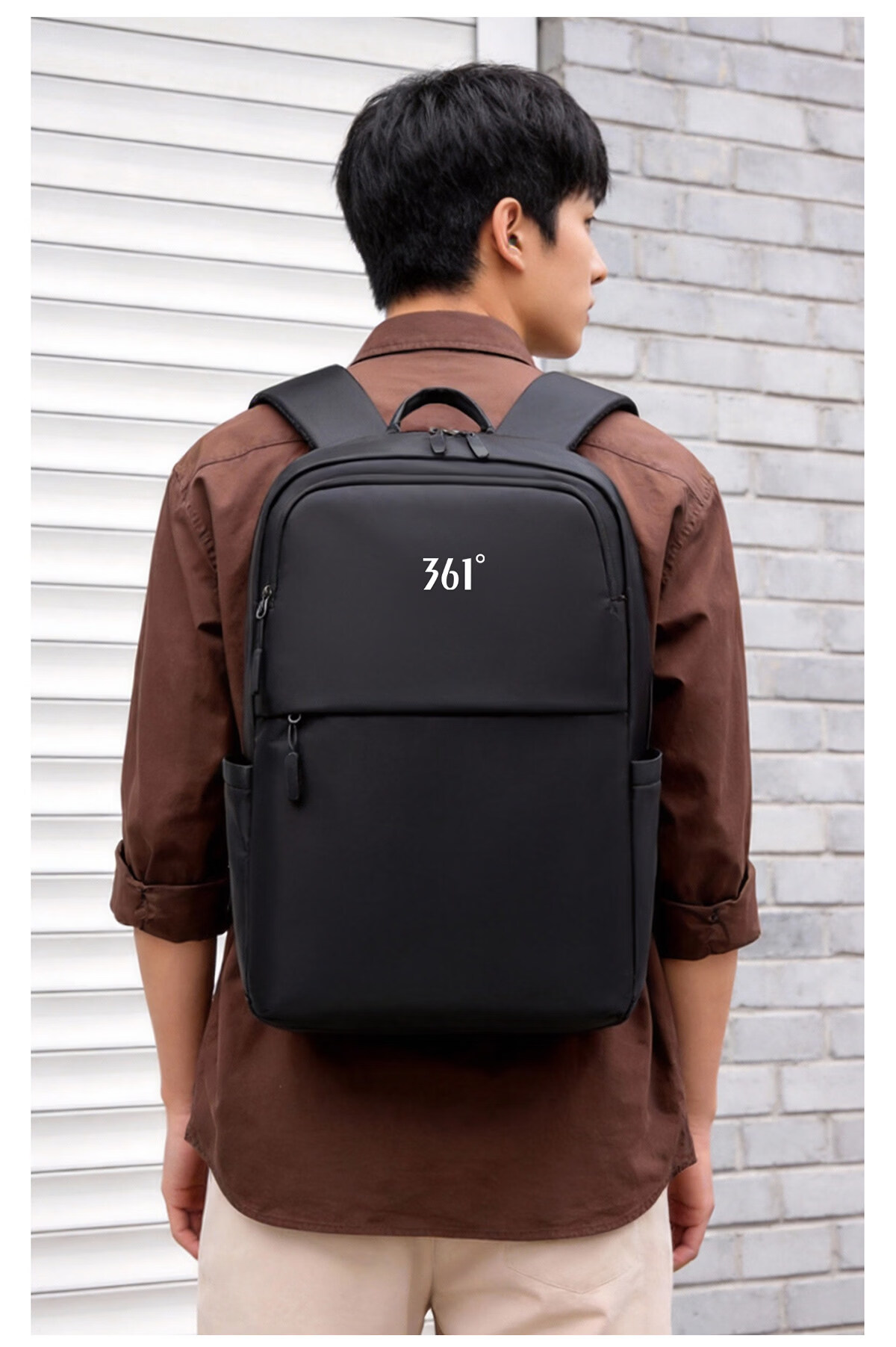 361° Men's Large Capacity Backpack 2026 New Business Travel Commuter Waterproof Laptop Bag College Student School Bag 15