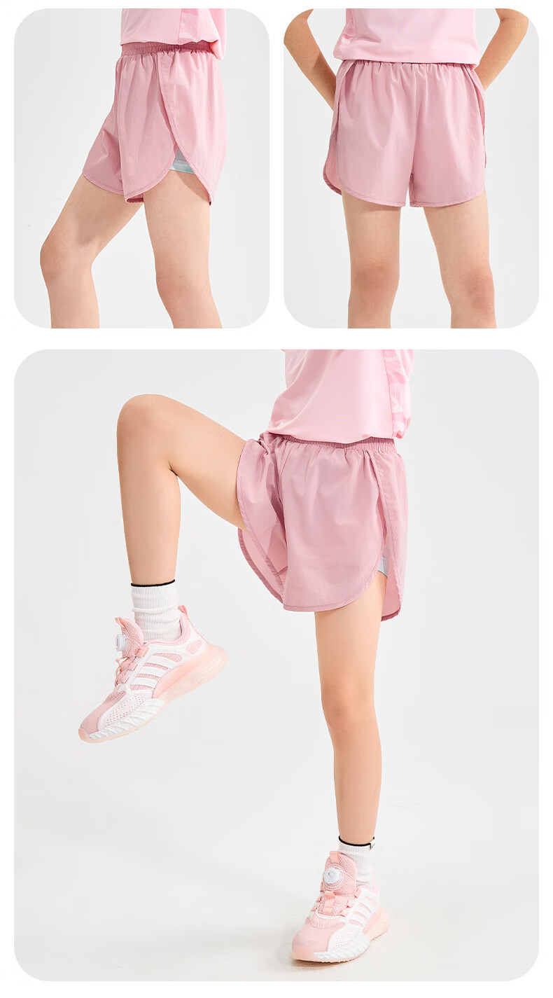 Baleno Girls Summer Shorts Kids Fashion Fake Two-Piece Loose Casual Thin Pants 12