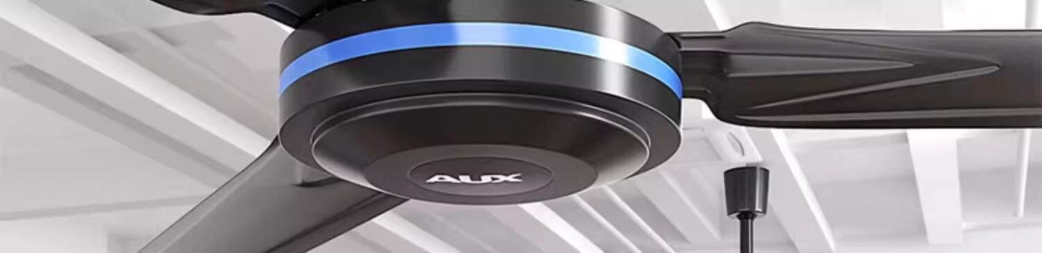 AUX Ceiling Fan 56-inch 5-Blade High-Power Industrial Ceiling Fan with Stepless Switch for Home and Living Room 9