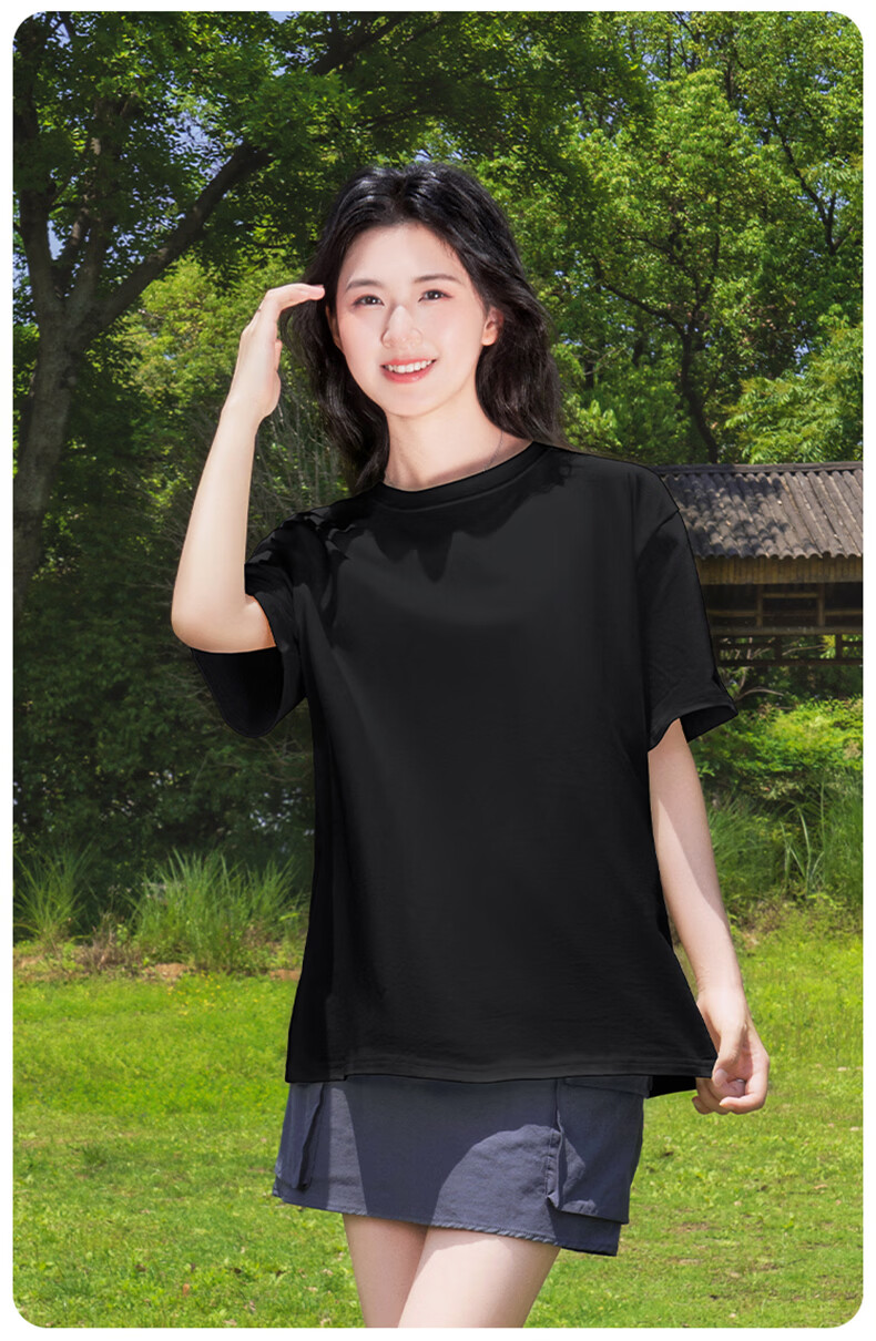Baleno Design Cotton Short Sleeve Women's T-Shirt Niche Korean Style Loose Summer Top 2026 New Half Sleeve Base Shirt 14