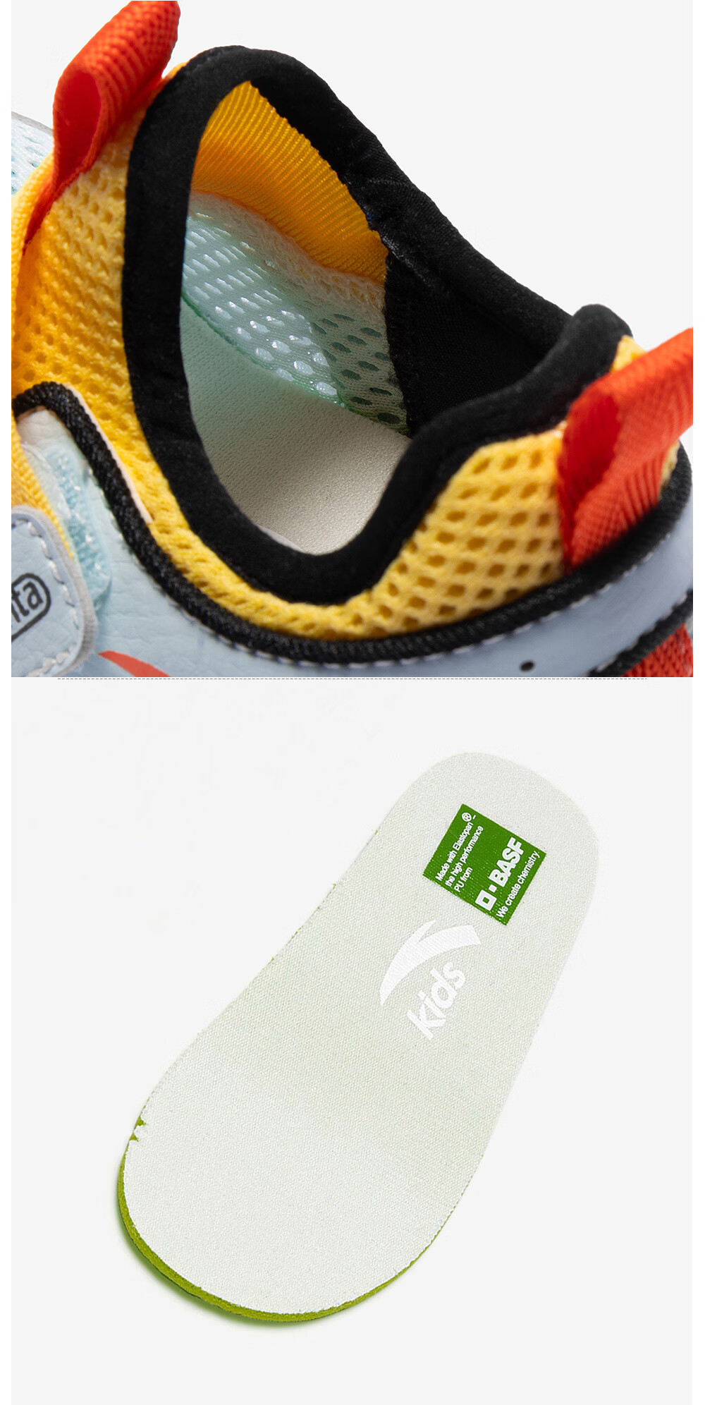 ANTA Toddler Shoes for Boys And Girls, 2026 Soft-Soled Breathable Mesh Children's Shoes, Infant Slip-On Sneakers 39