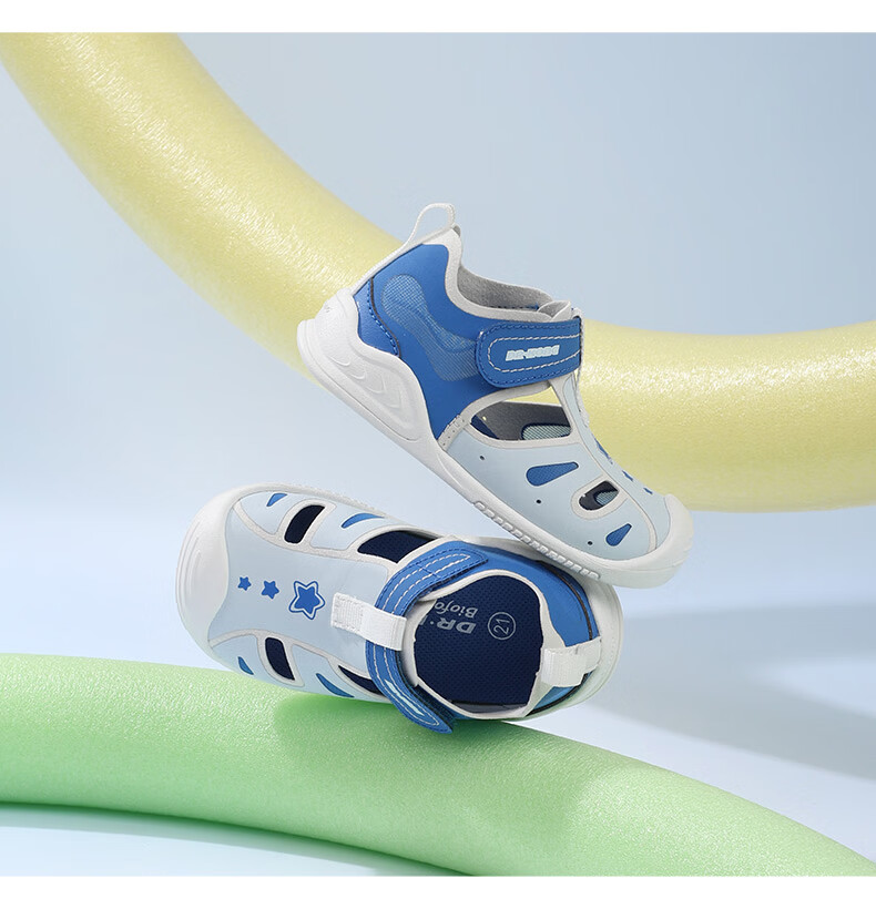 DR·KONG Toddler Walking Shoes Spring Soft Sole Breathable Kids Shoes 2B13A1020AM Blue Size 20 13