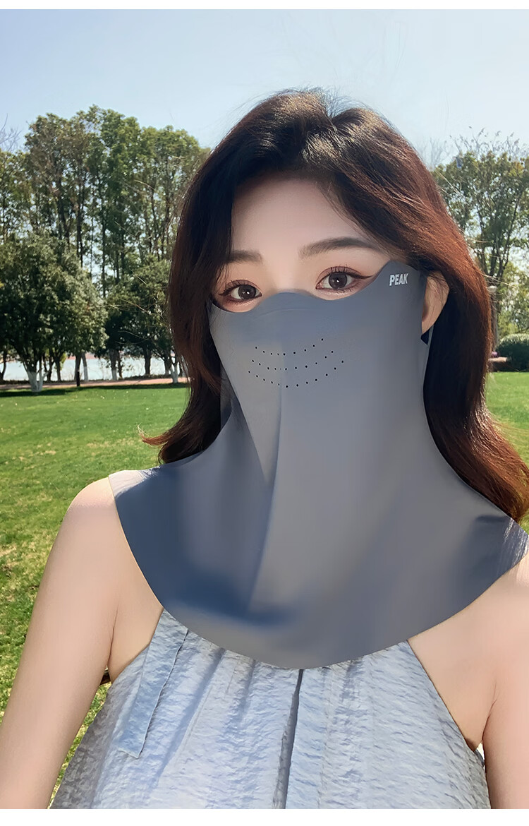 Peak Sun Protection Face Mask Hooded Ear-Hanging Outdoor Fishing Cycling Windproof Breathable UV Protection Eye Neck Face Bikini 16