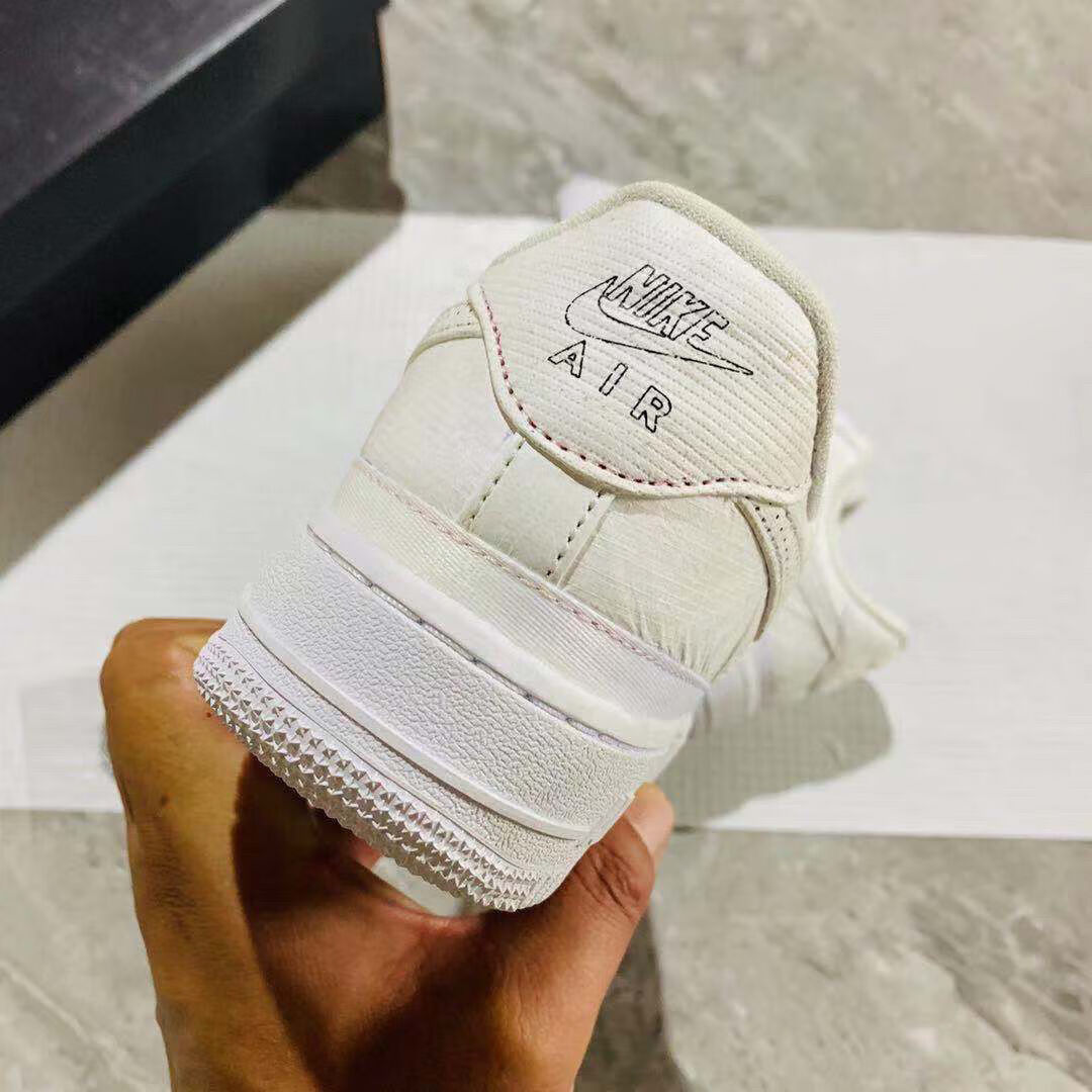 耐克af1空军撕撕乐 内置气垫 正确版本 细节满满 休闲百搭板鞋 撕撕乐