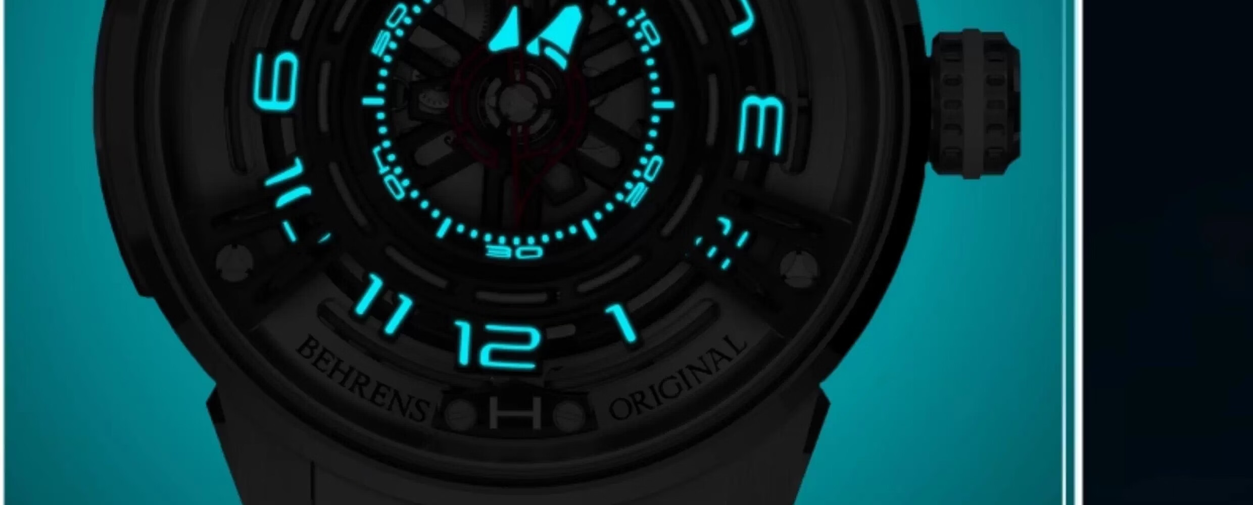 BEHRENS Limited Edition Mechanical Watch Starship II China Rocket Watch Unisex 18