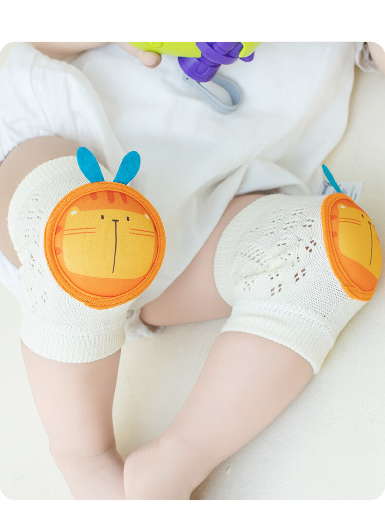 Baby Crawling Knee Pads Summer Thin Toddler Walking Knee Elbow Protectors Anti-Fall Safety Gear 13