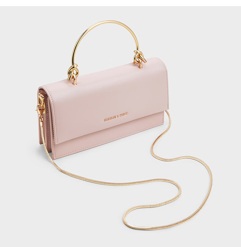 CHARLES&KEITH Textured Handbag, Chain Strap Crossbody Shoulder Bag, Women's Small Square Purse, Birthday Gift, CK6-10840559 28