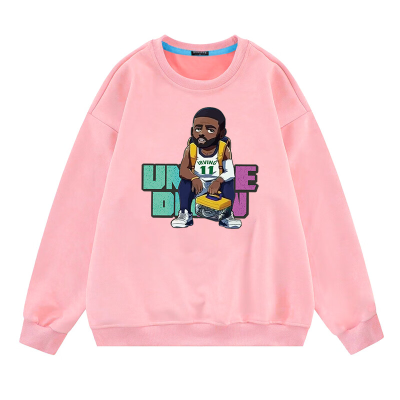 抖森(dousen) 欧文卫衣圆领男德鲁大叔印花美式篮球训练衣服长袖春秋